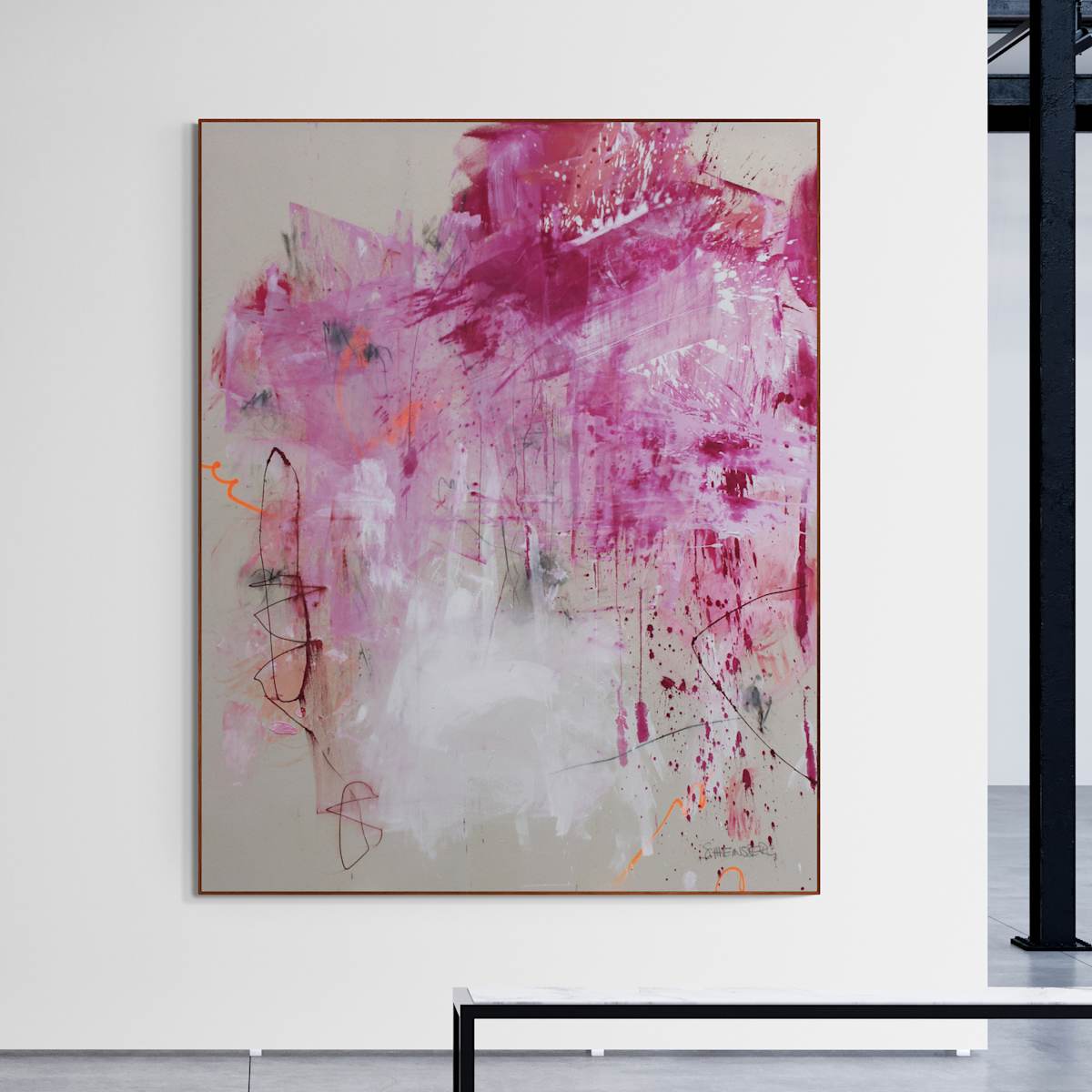CHOOSE LOVE I by Daniela Schweinsberg  Image: Installation view