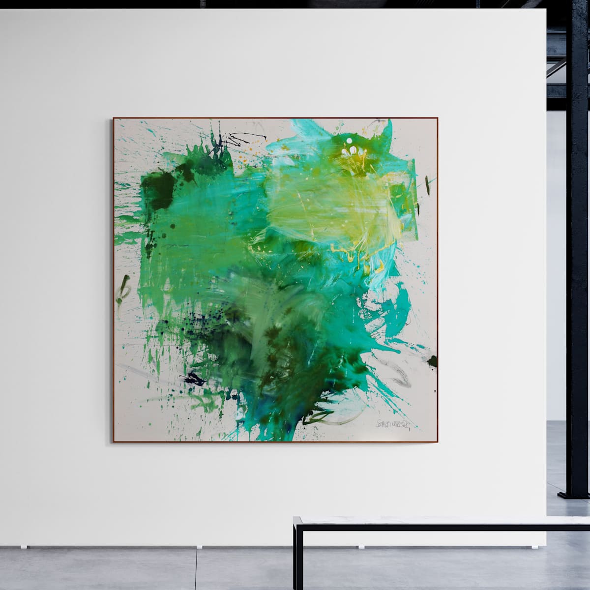 FEELING GREEN by Daniela Schweinsberg  Image: Installation view