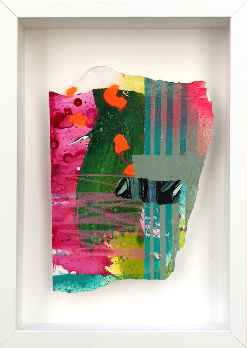 ABSTRACT SNAPSHOTS - URBAN JUNGLE II by Daniela Schweinsberg  Image: Full frontal, in white object frame