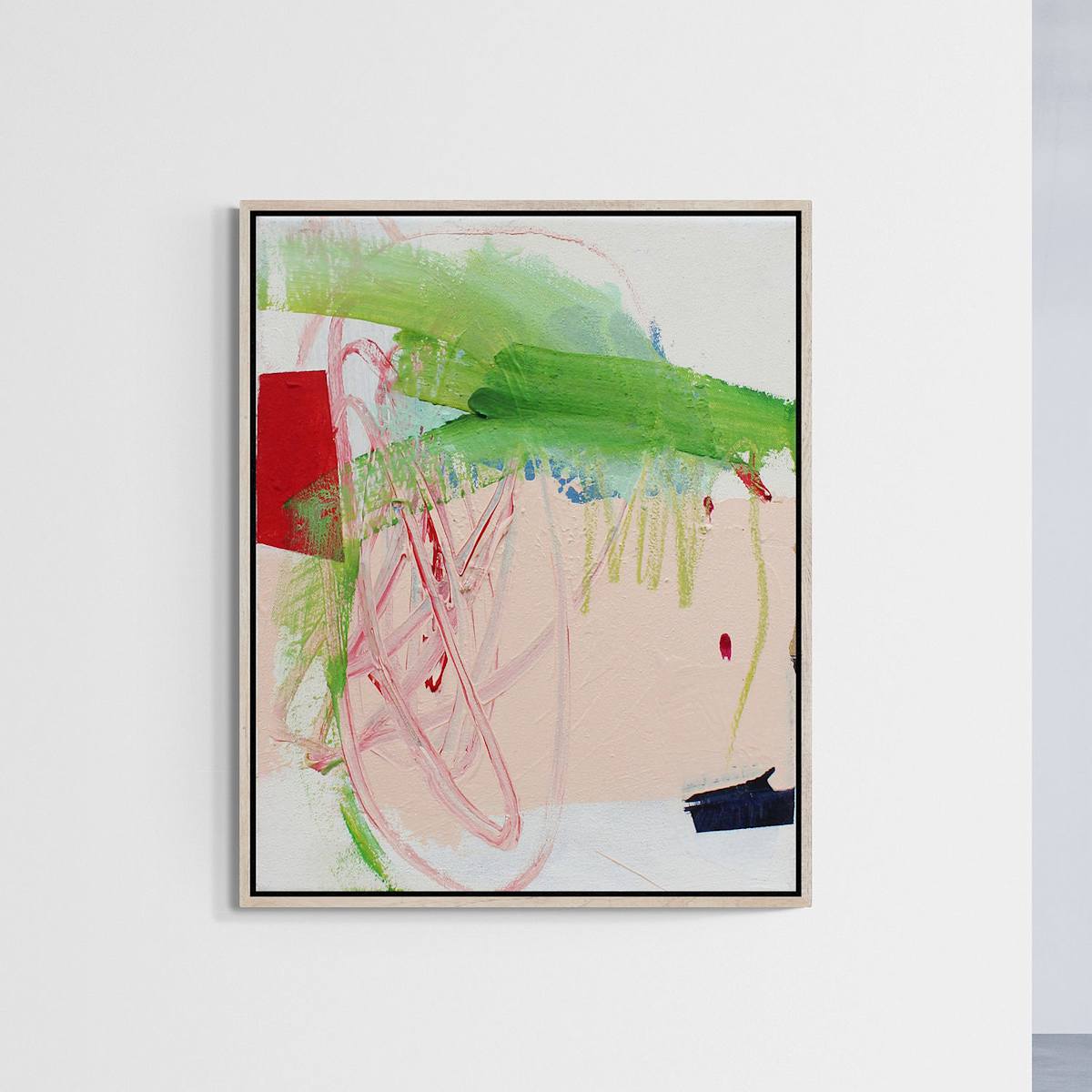 FIRST DELICATE GREEN by Daniela Schweinsberg  Image: Installation view