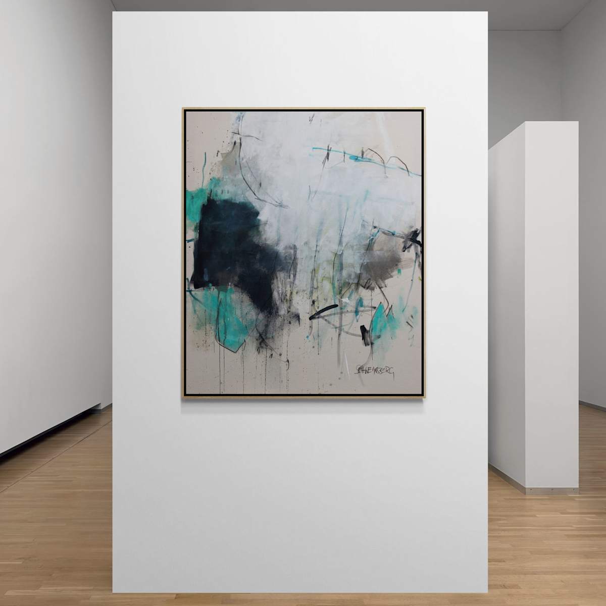 Tilted Composition (Form, Fragment, Gesture) 1 by Daniela Schweinsberg  Image: Installation view