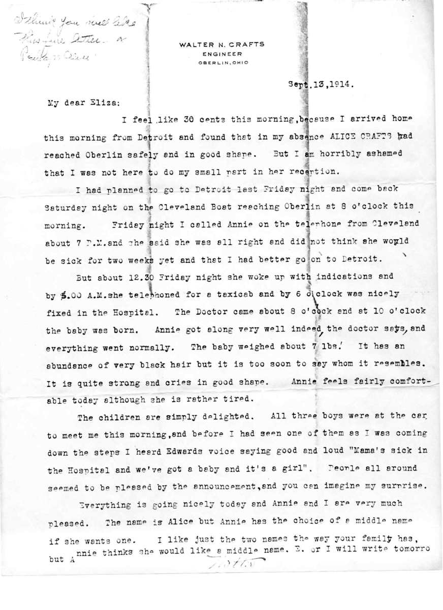 1914-09-13_WNC to EF by ACS Archive, Image 1.