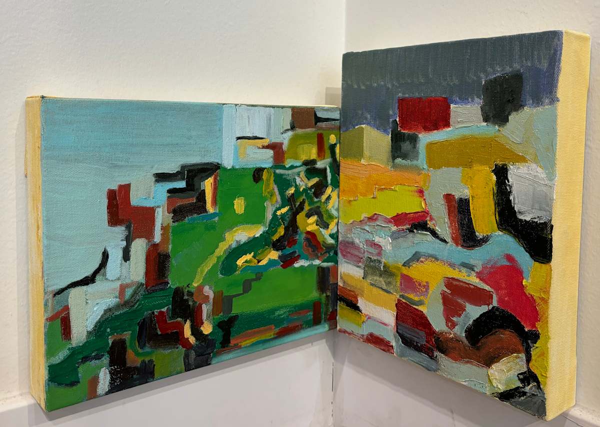 Ted Pallas - Corner Diptych by Vlada Kova 