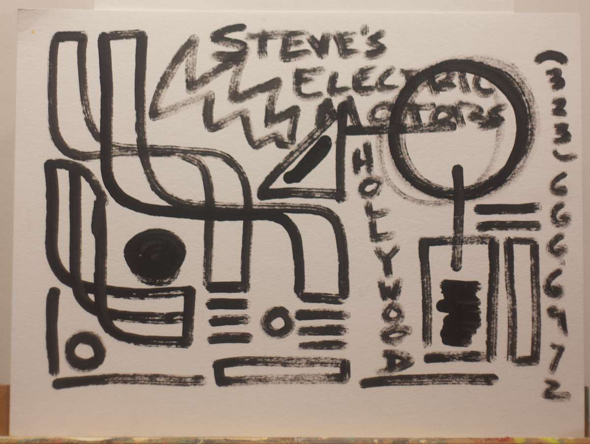 Ted Pallas - Steve's Electric Motors ans Pumps Black by Vlada Kova 