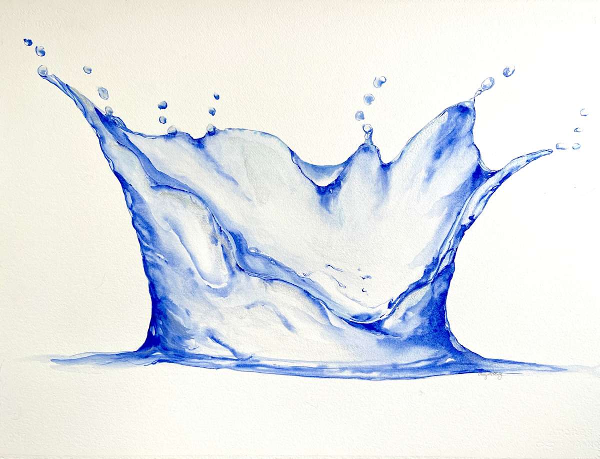 Medium Splash 2 by Tracy McCarty  Image: a medium splash!