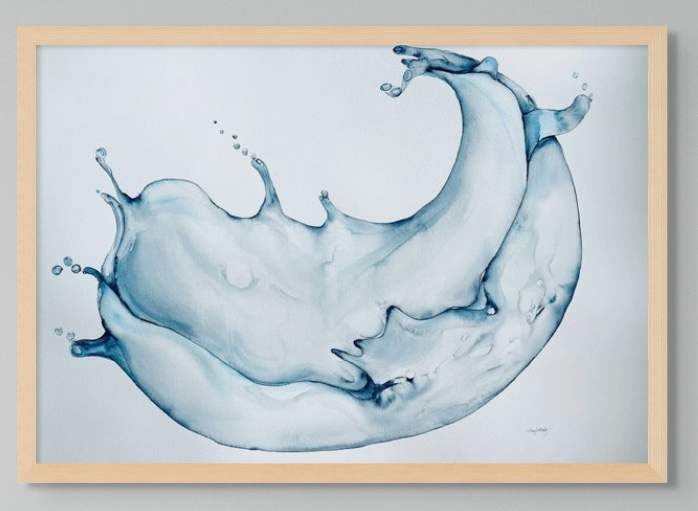 Wait for It by Tracy McCarty  Image: 30" x 40" watercolor. It's about just waiting for the moment to happen