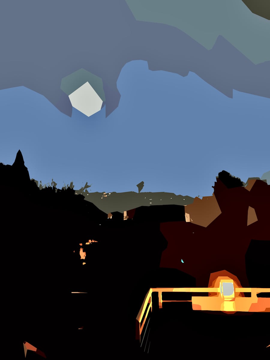Berkeley Hills and Lantern by Marni Rothman 