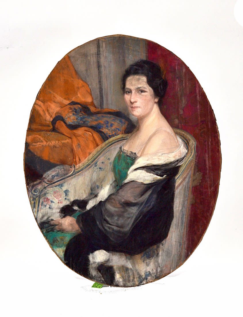 F. von Hodler, Portrait of a Lady, 1916 