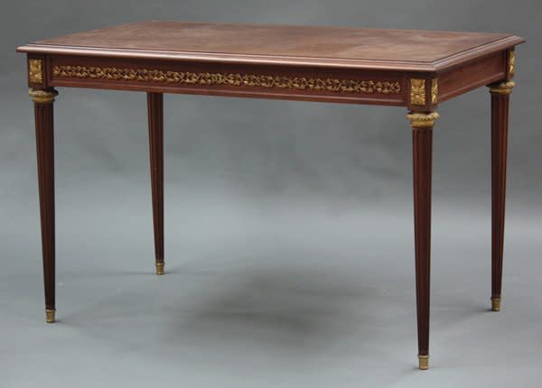 Mercier Frères, Bureau Plat in Louis XVI Style 
