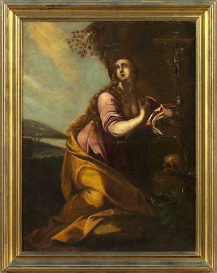 Spanish School, Penitent Magdalene, 18thC 