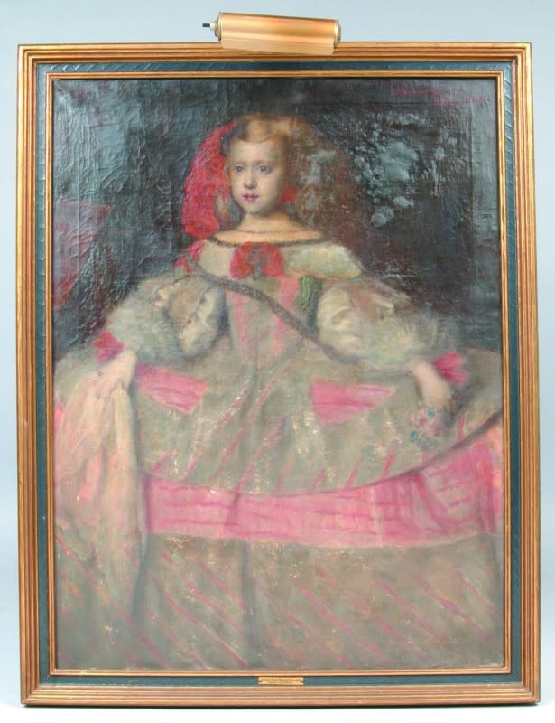 Czech School, J. Hochsinger, After Diego Velazquez, Infanta Maria Theresa 