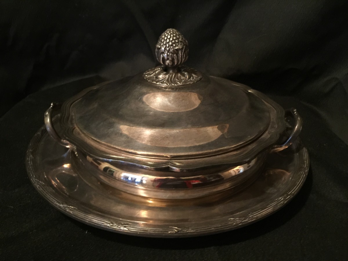 French, Silver Plated Vegetable Tureen 