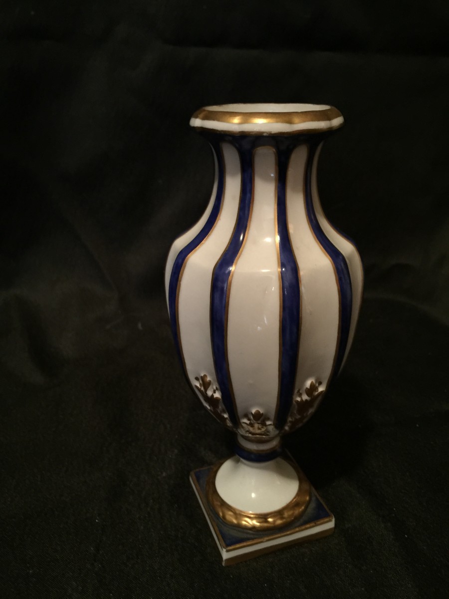 Samson, Sèvres-style Vase with Gilt Accents, 19thC 