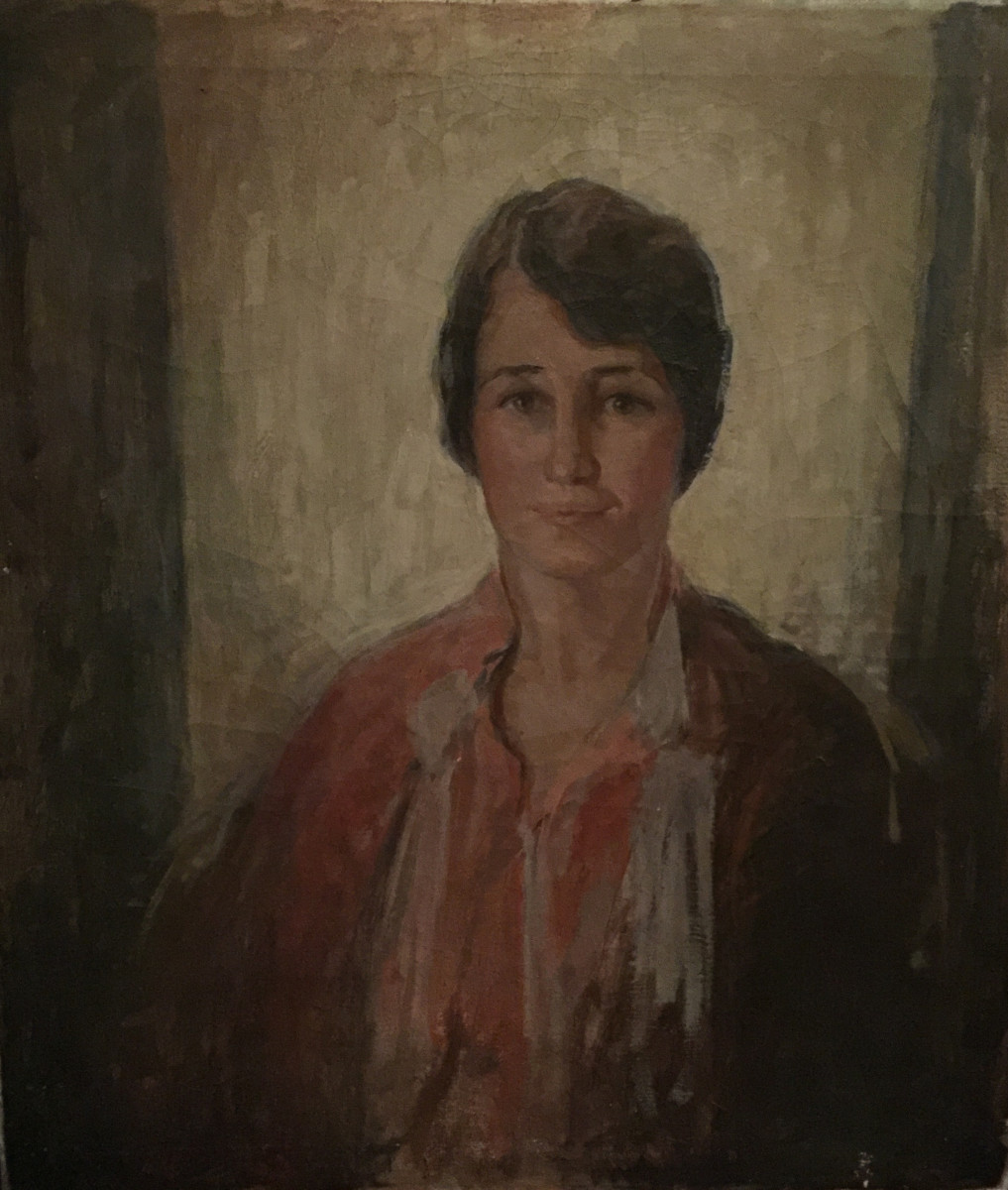 English School, Portrait of a Lady, c1910 