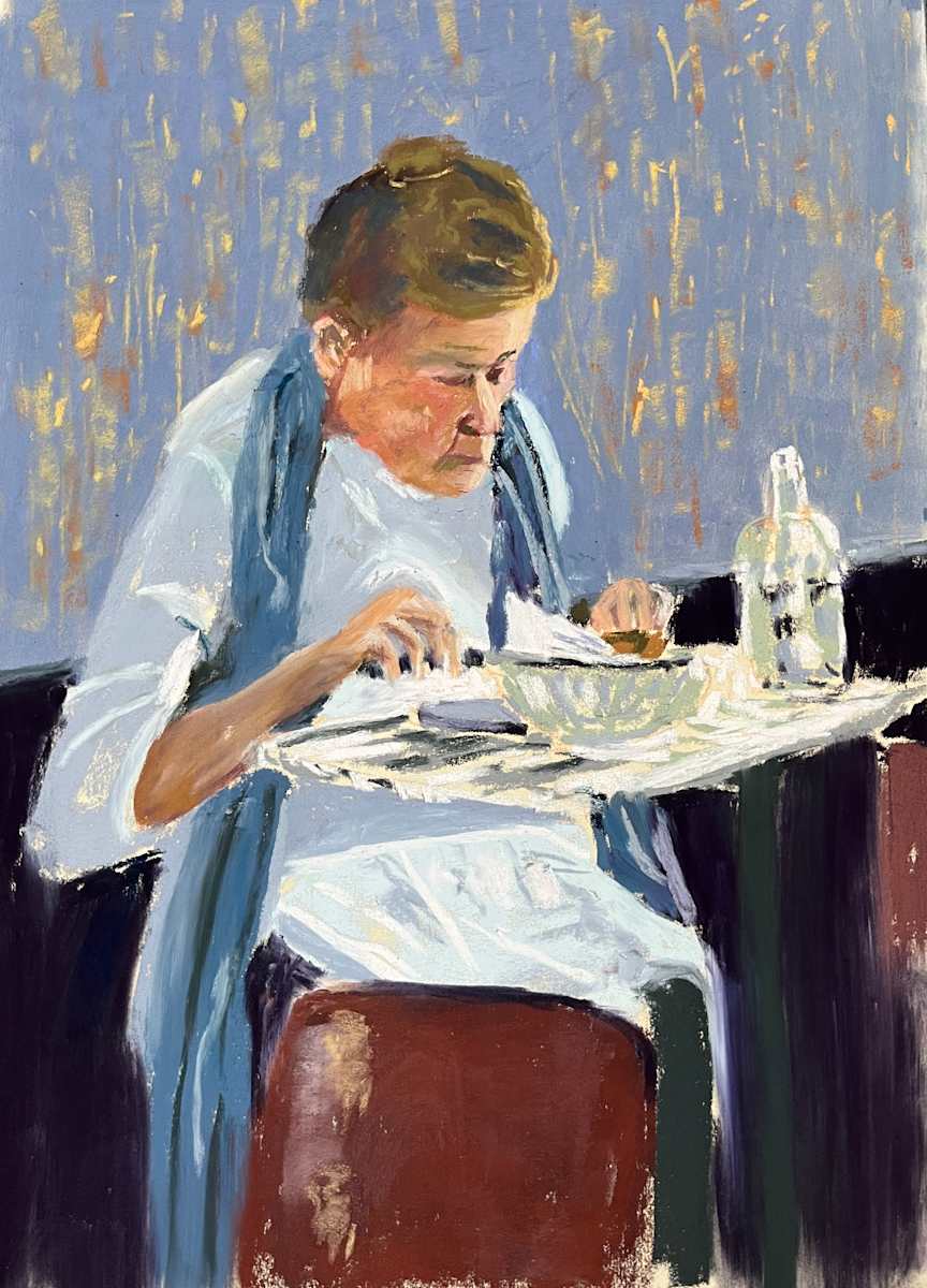 Solitary Lunch by Anne Emerson, Image 1.