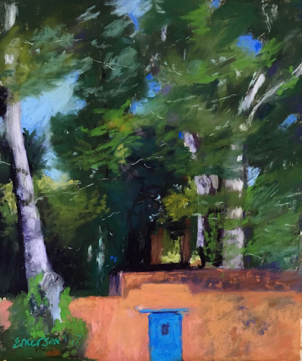 Blue Door, Taos by Anne Emerson, Image 1.