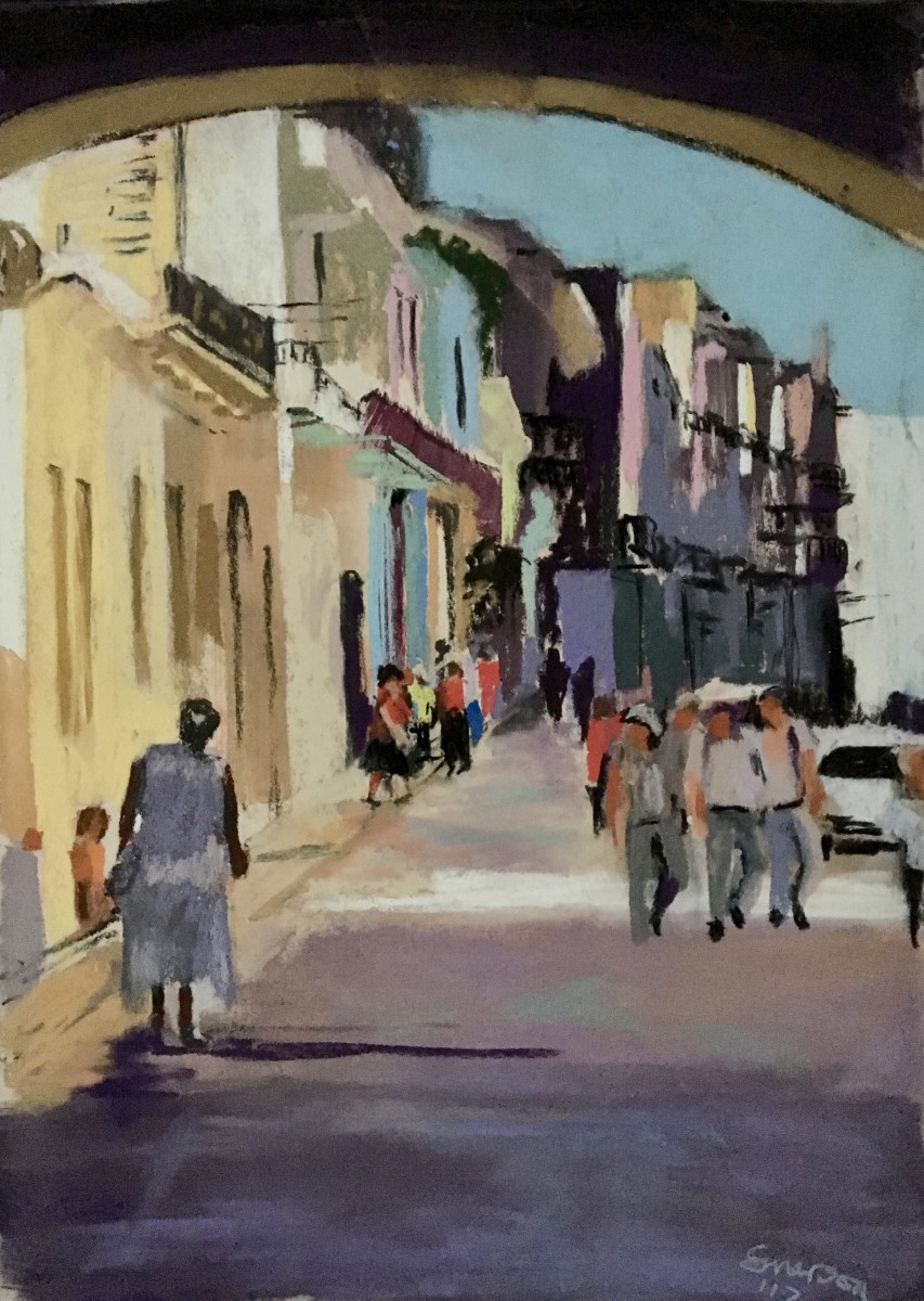 Under the Arch, Old Havana by Anne Emerson 