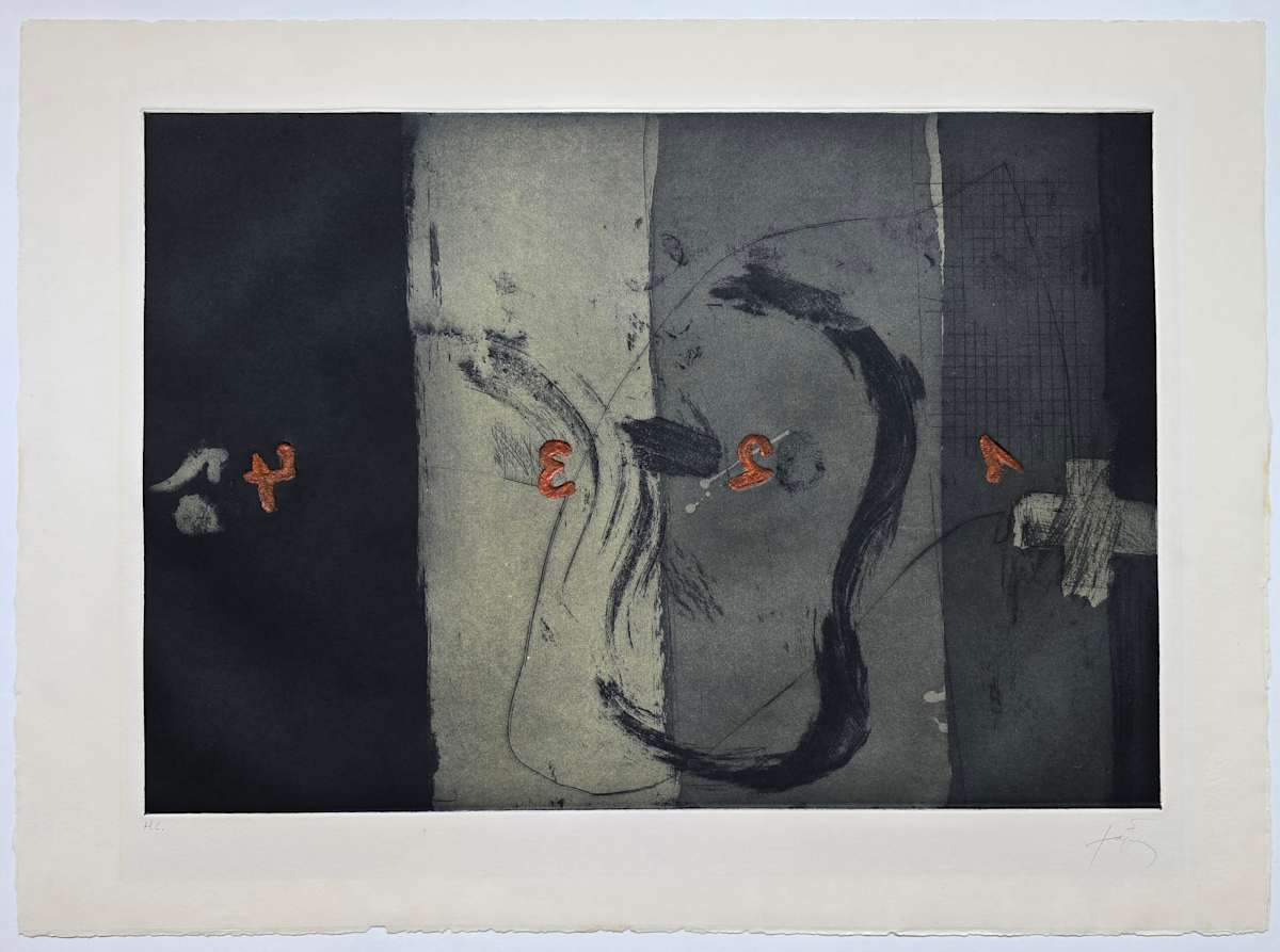 Quatre Franges by Antoni Tàpies 