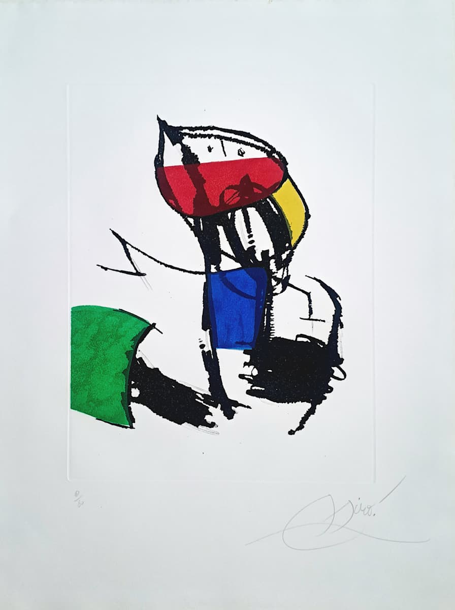 Chanteur des rues III by Joan Miró, Image 2.