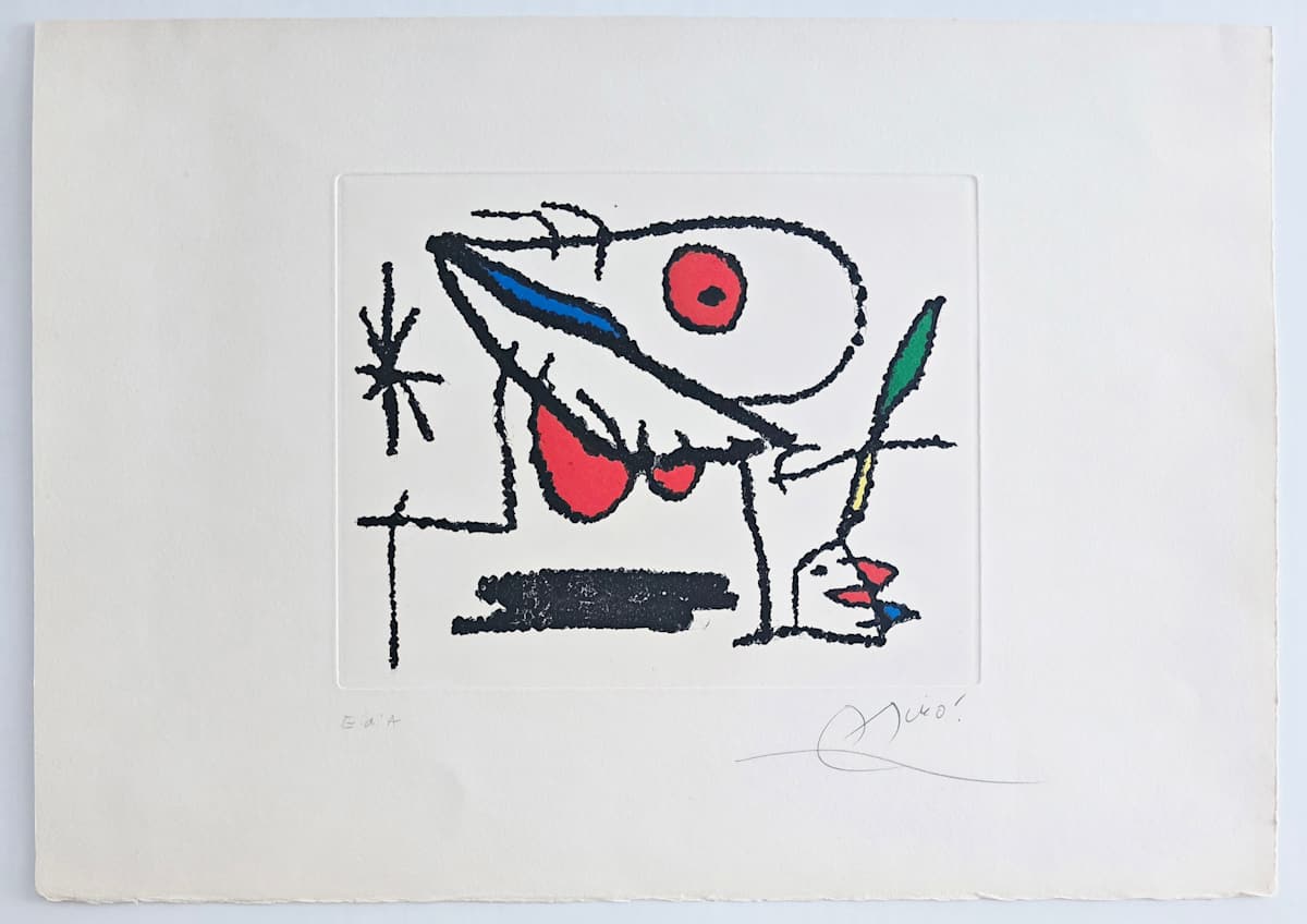 El Sobreviviente visita los pájaros by Joan Miró, Image 4.