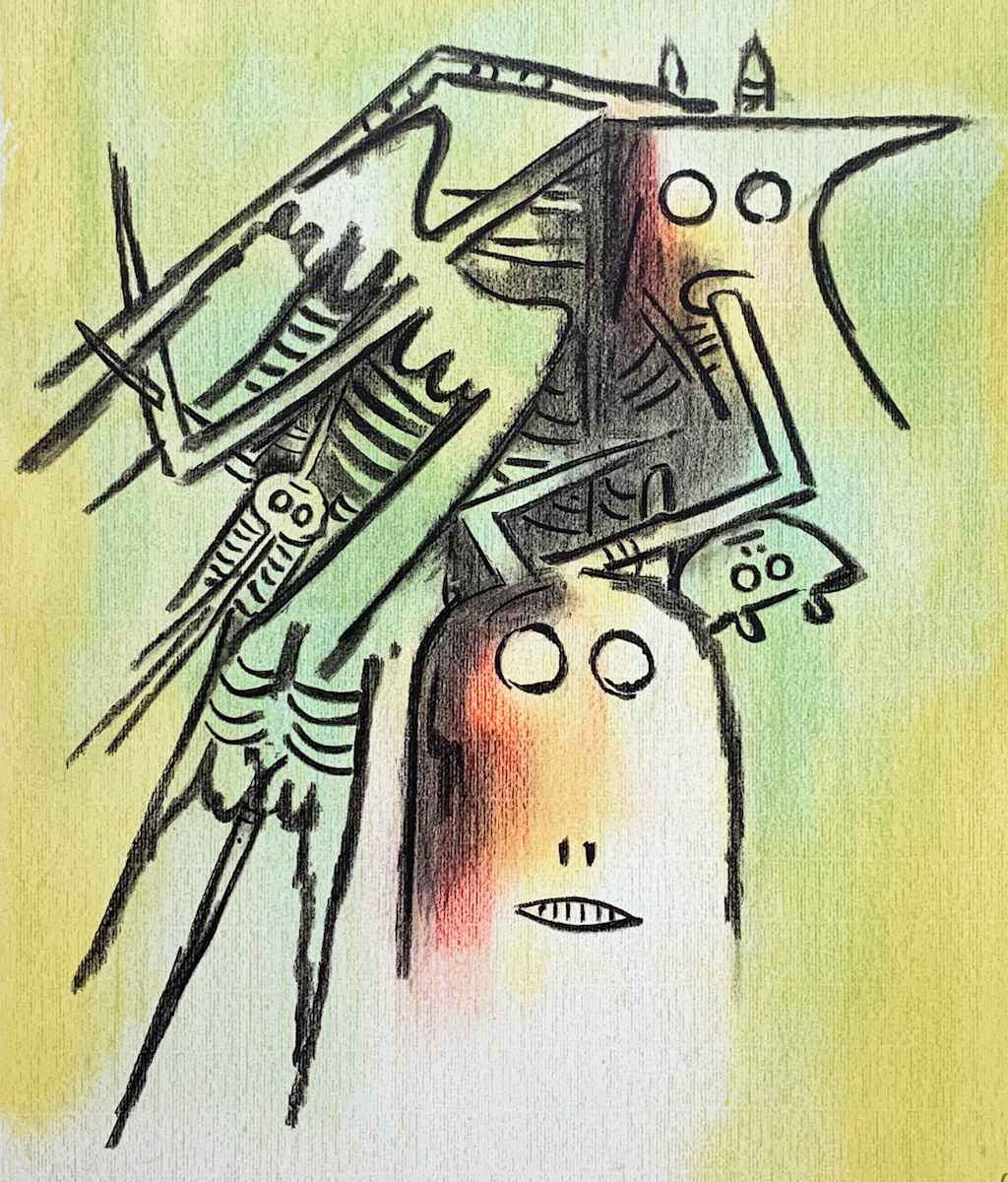 Elle, Casque by Wifredo Lam 
