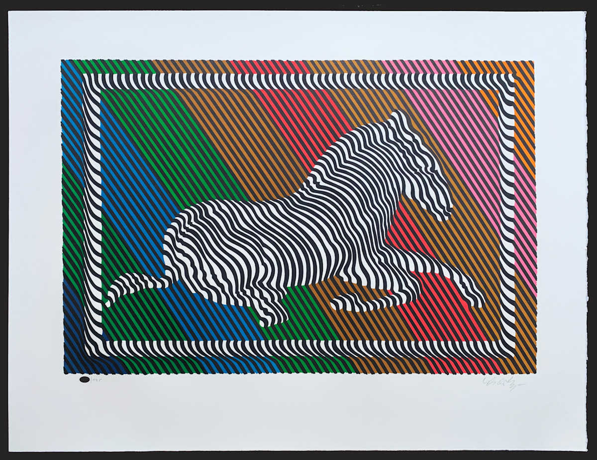 Zebra no3 by Victor Vasarely 