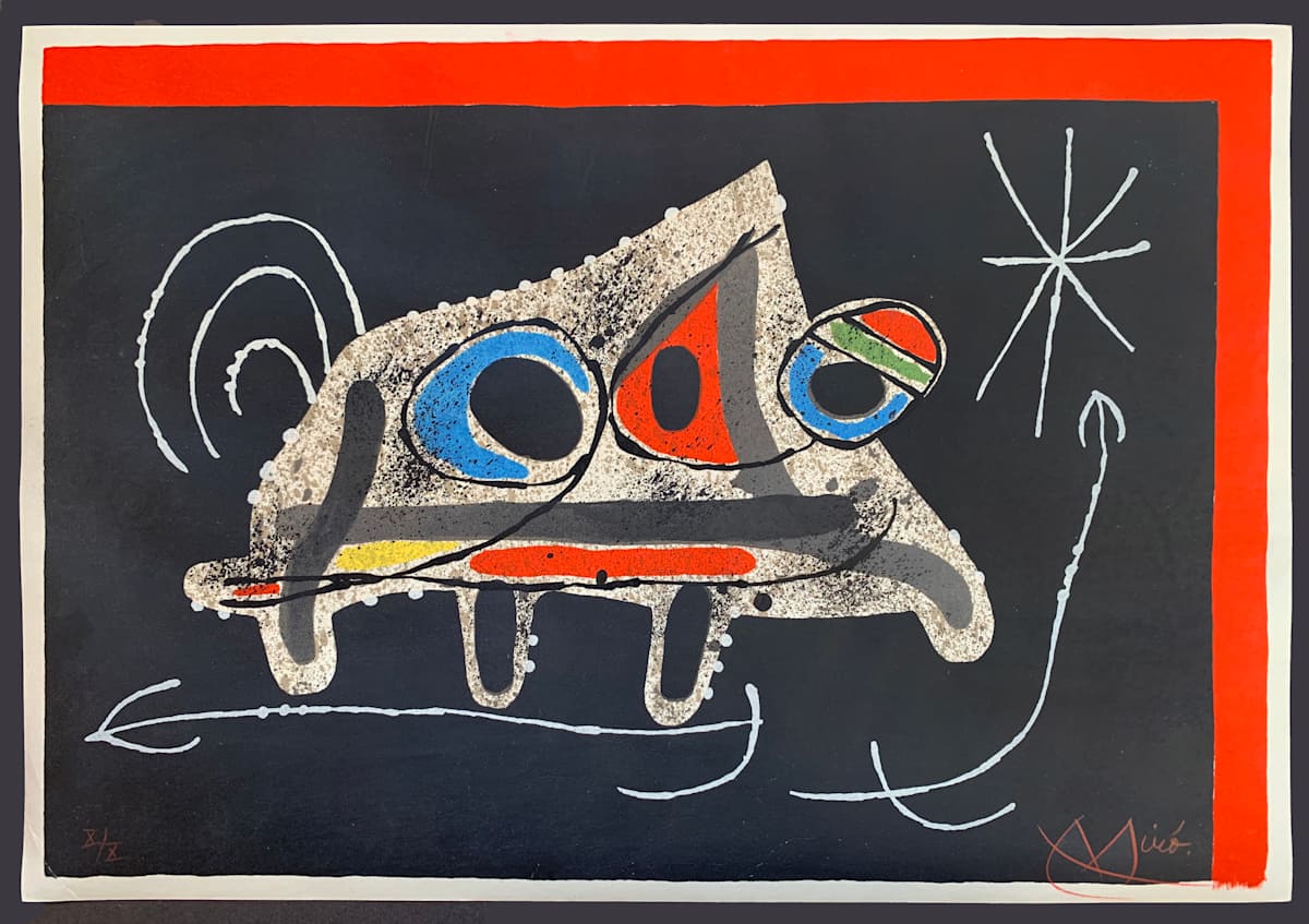 Le Lézard aux Plumes d'Or (M.790) by Joan Miró 