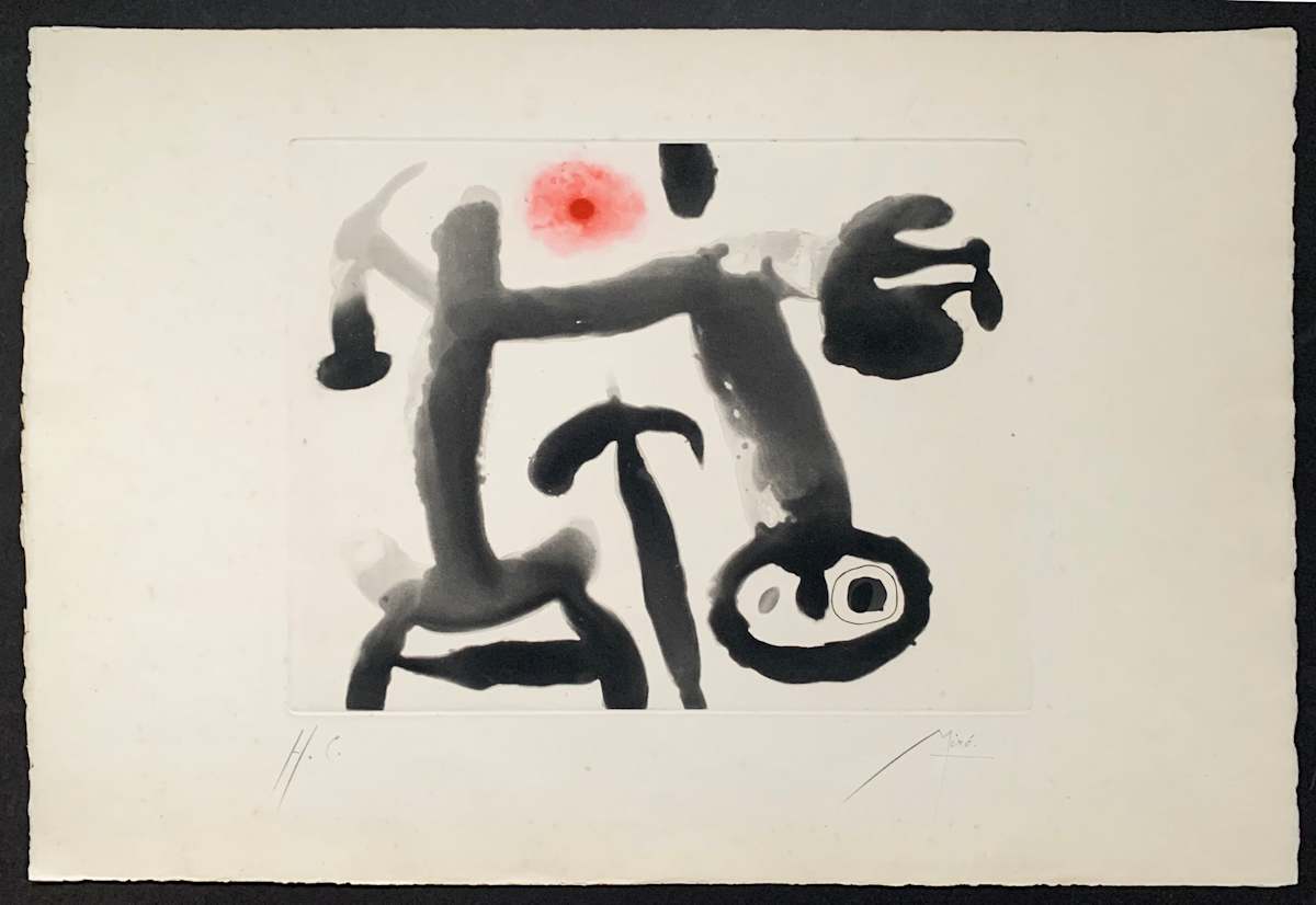 Le Monocle (El Monóculo) by Joan Miró 