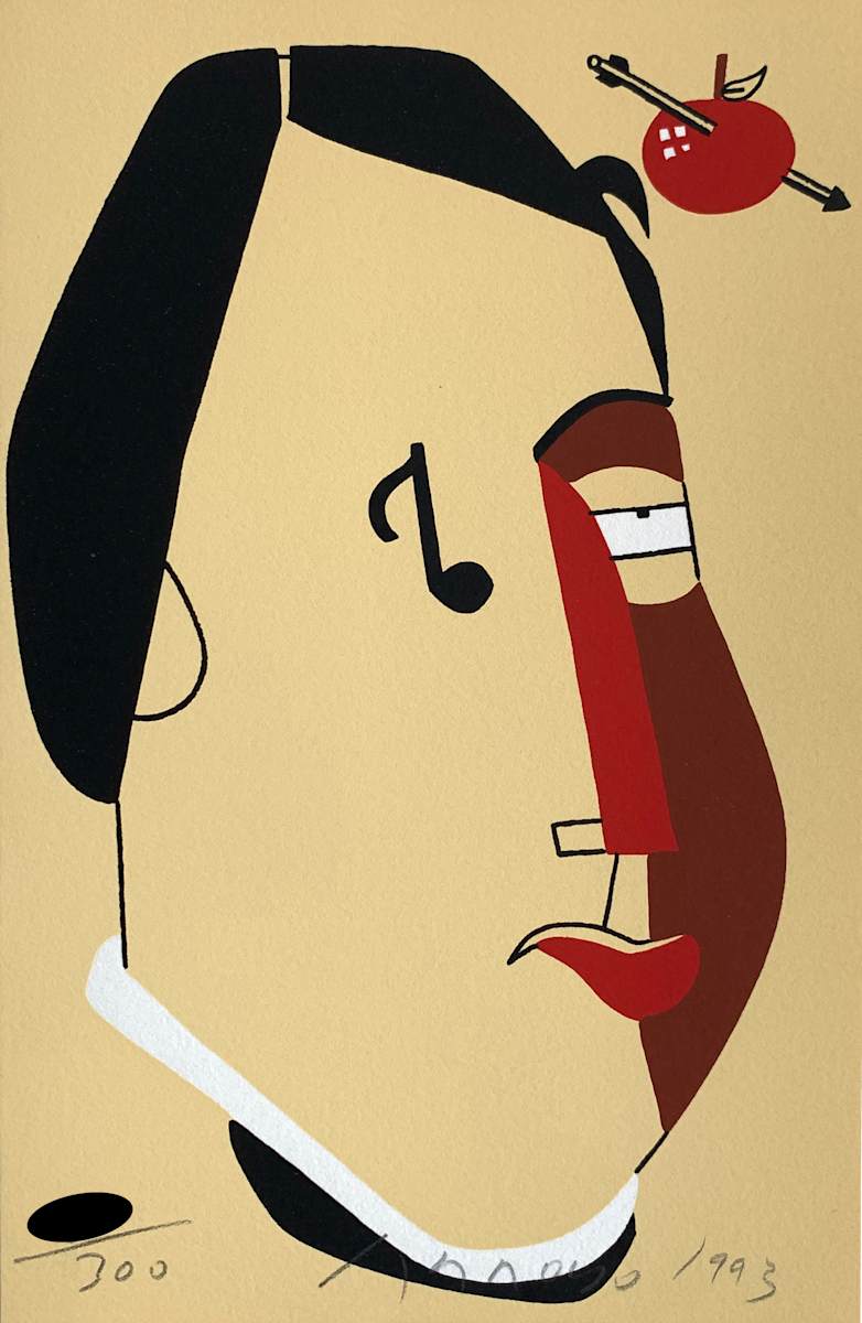 En la mesa con Rossini by Eduardo Arroyo 
