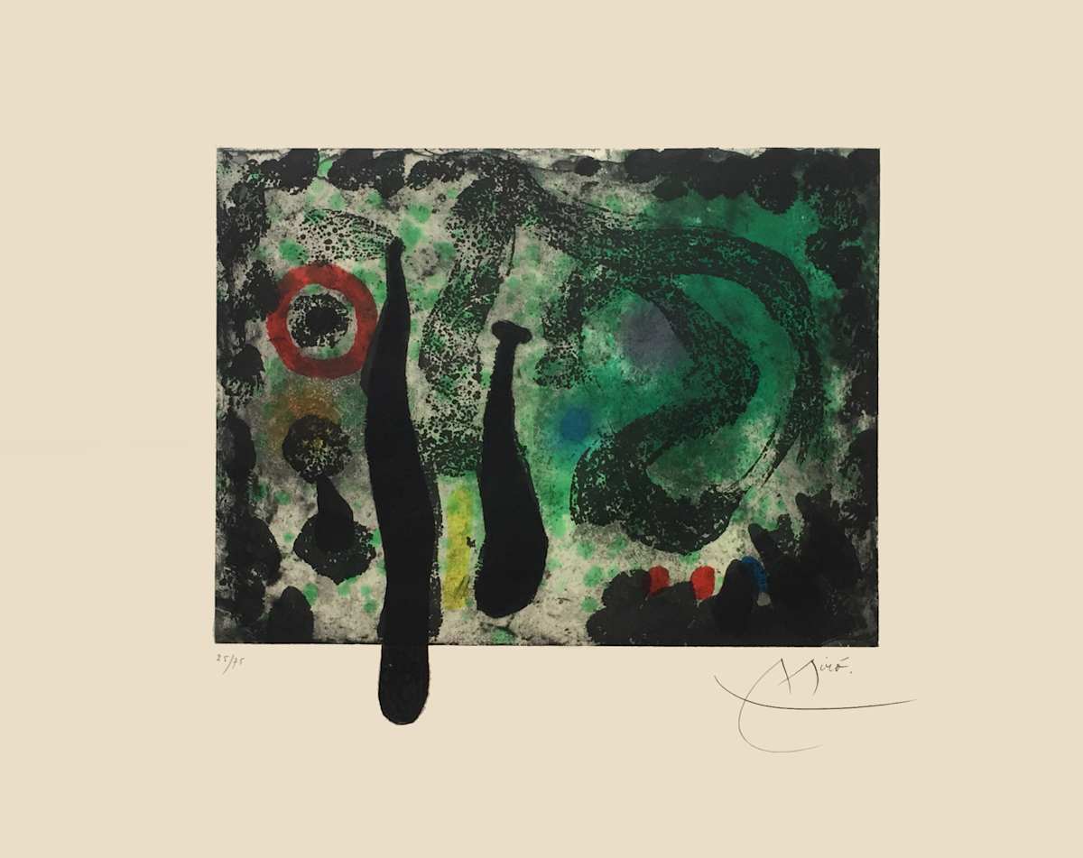 Le Jardin de Mousse (El Jardín de Musgo) by Joan Miró 