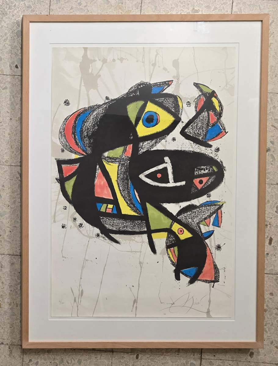 (Sin Certificar) - Poster for Museu de la Resistència - Salvador Allende by Joan Miró (Sin Certificar), Image 3.