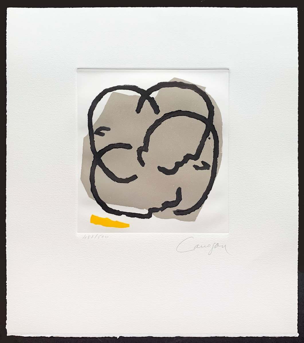 "Liberación" (Cabezas) by Rafael Canogar 