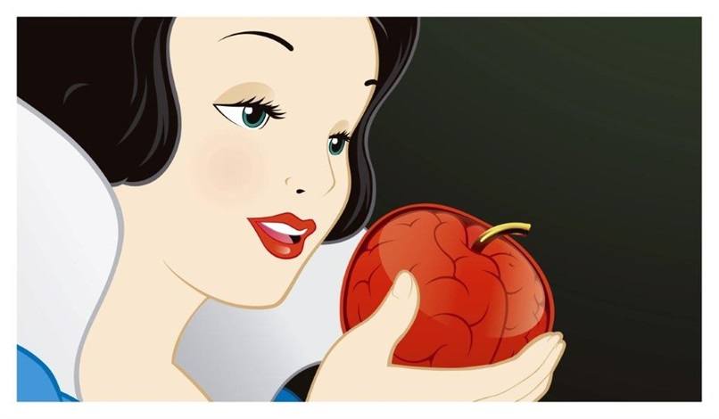 Snow White and the Forbidden Fruit by Emilio García 