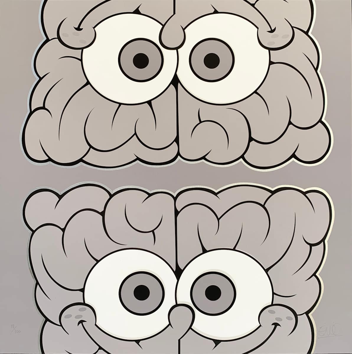 Sponge Brain Upside Down by Emilio García 