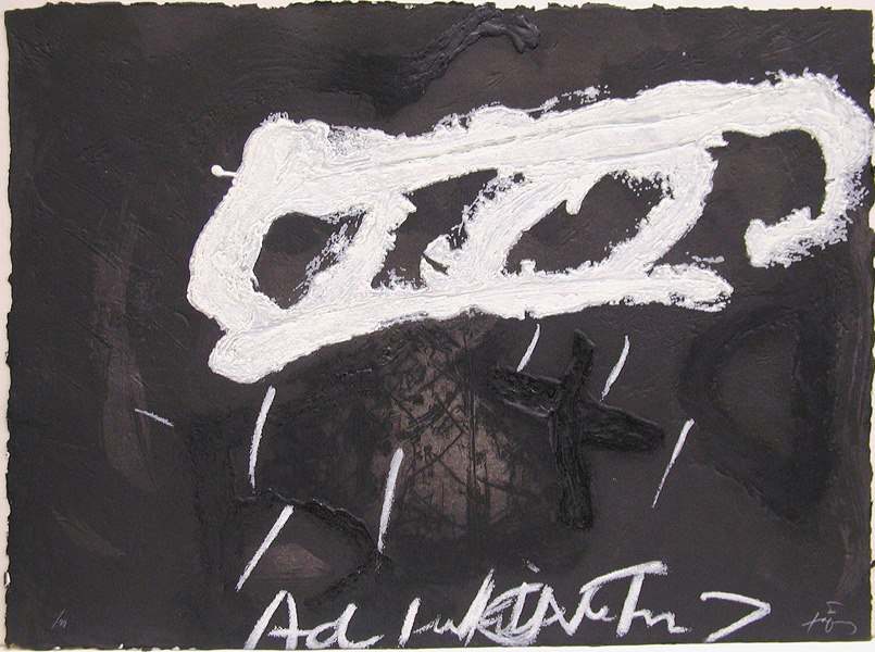 Forma Blanca by Antoni Tàpies 