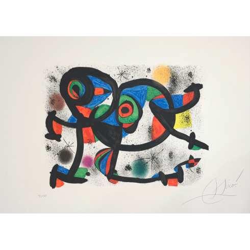 La triple rouge I by Joan Miró 
