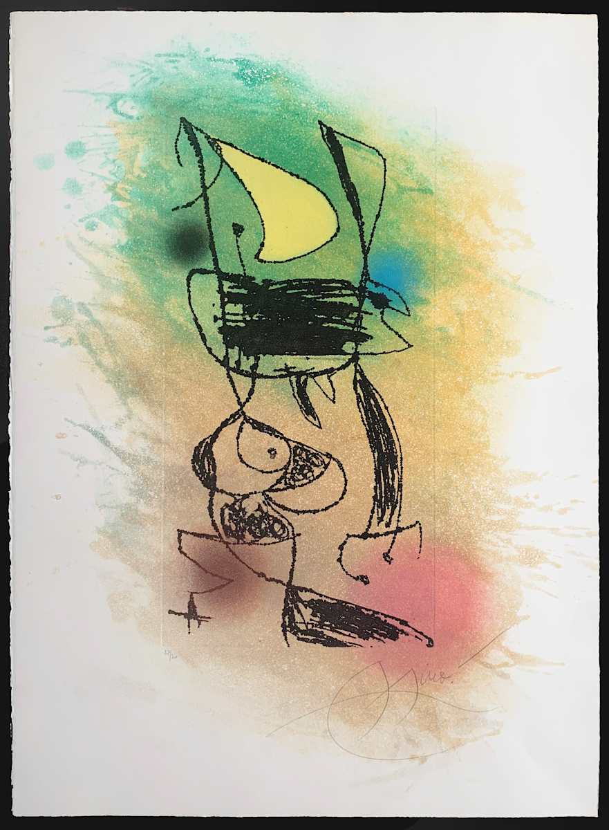 Le Grillon Sous la Lune by Joan Miró 