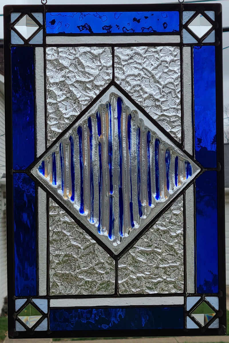 Blue Flag by Wendling Glass Creations 