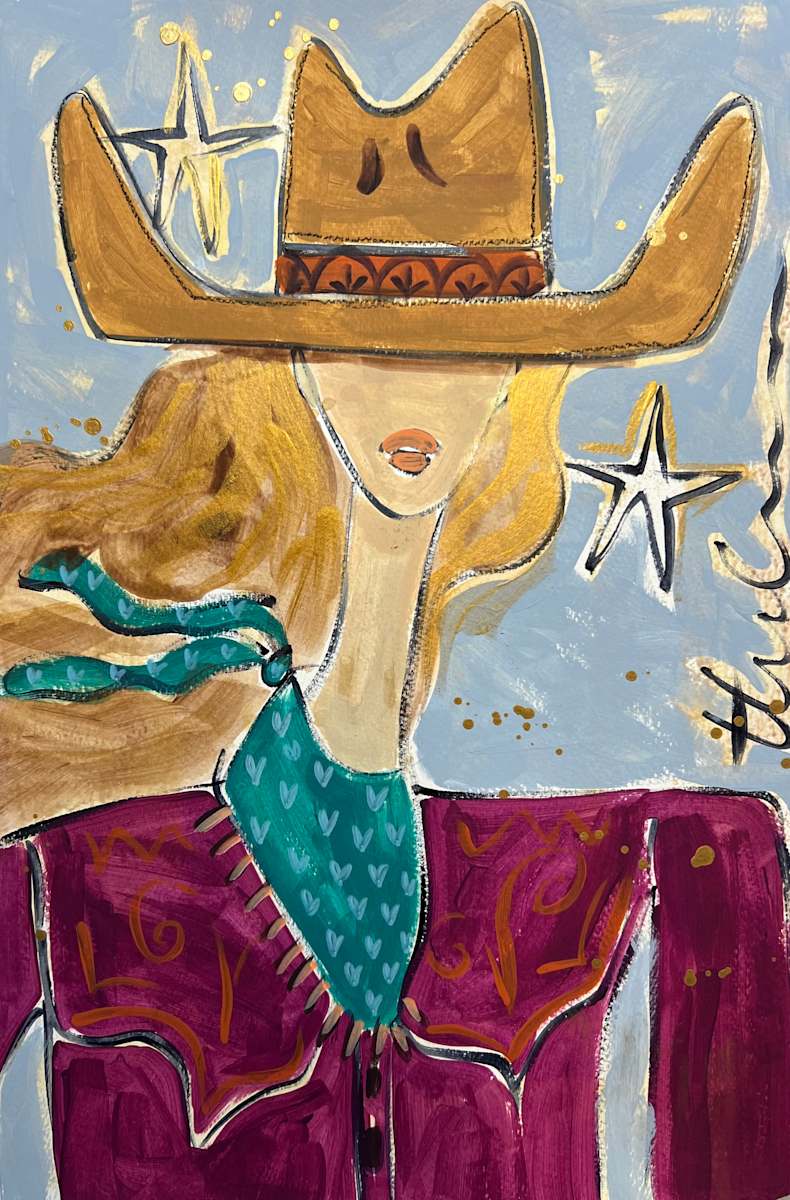 Cowgirl #27 by Thelma Lugo, Image 1.