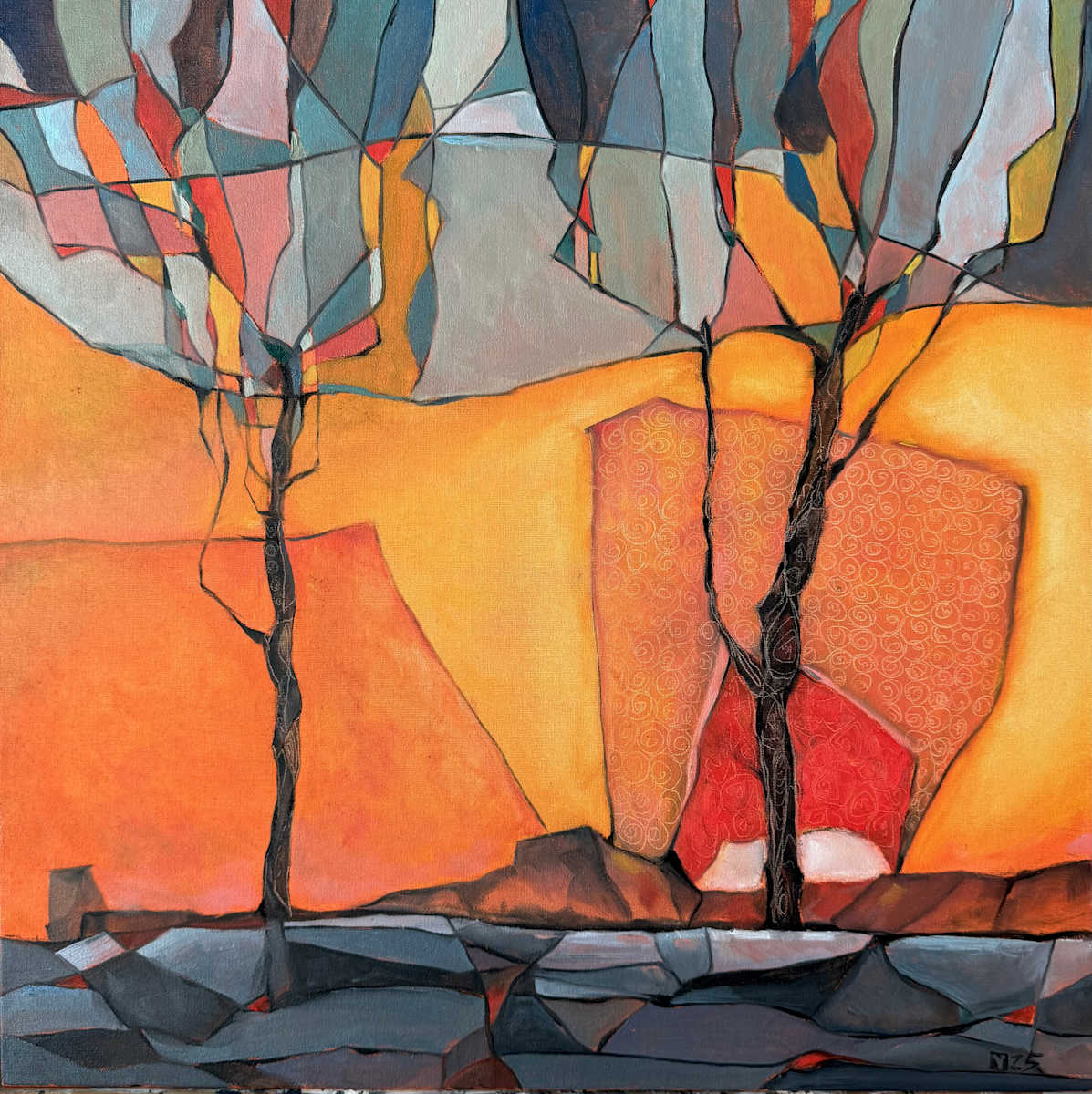 Two Trees 2/30 by Young Kim, Image 1.