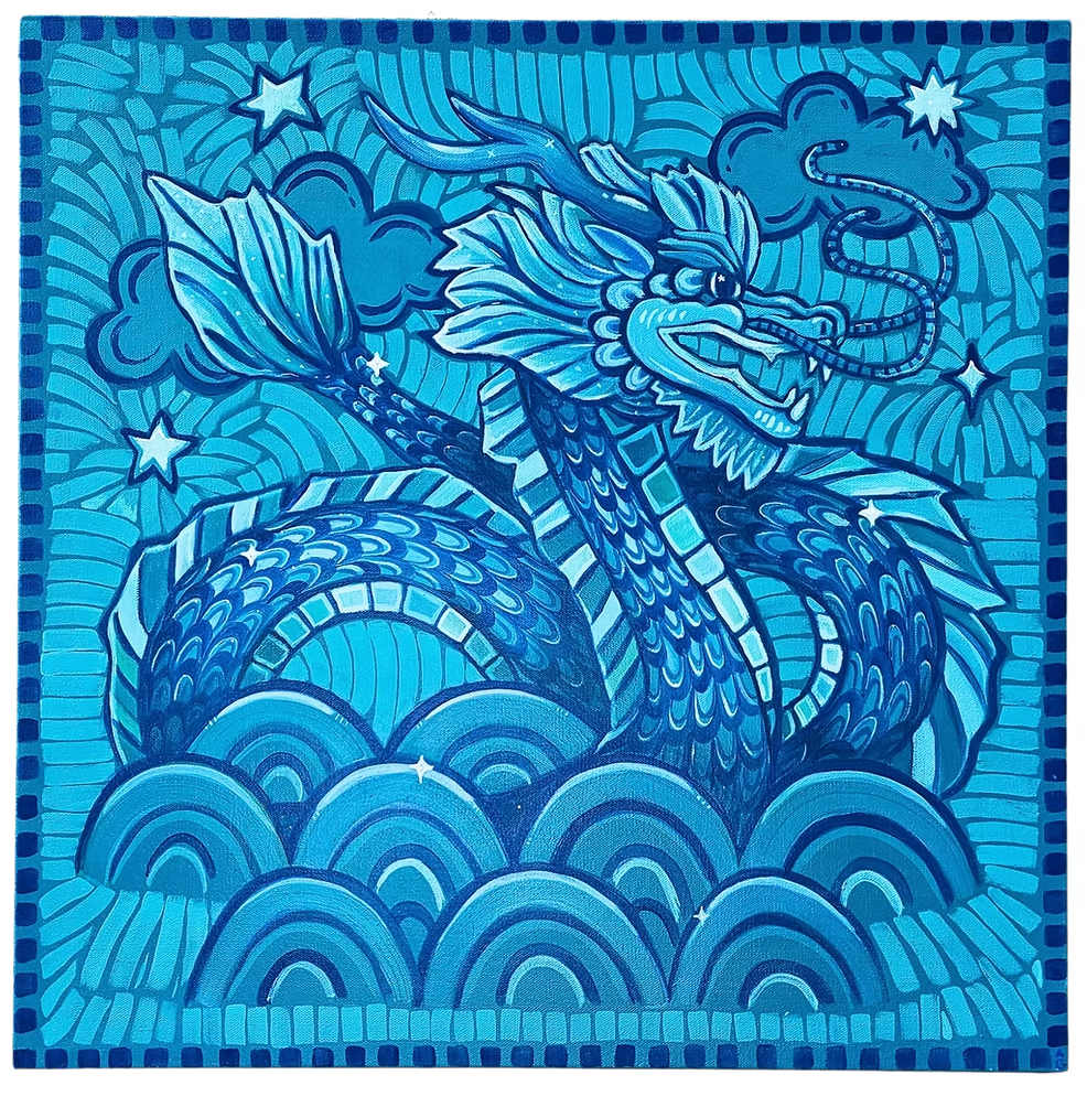 Mo' o Kai (The Water Dragon) by Annie Griffeth 