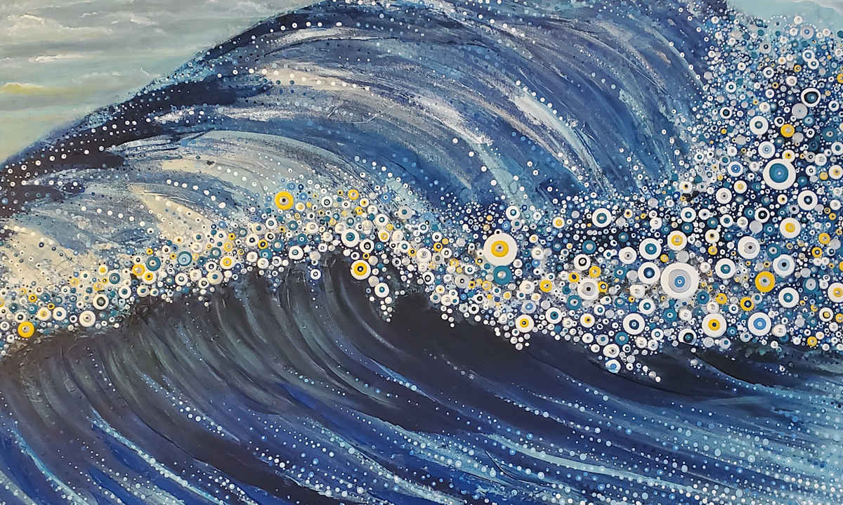 The Wave of Dots by Juju Bartush 