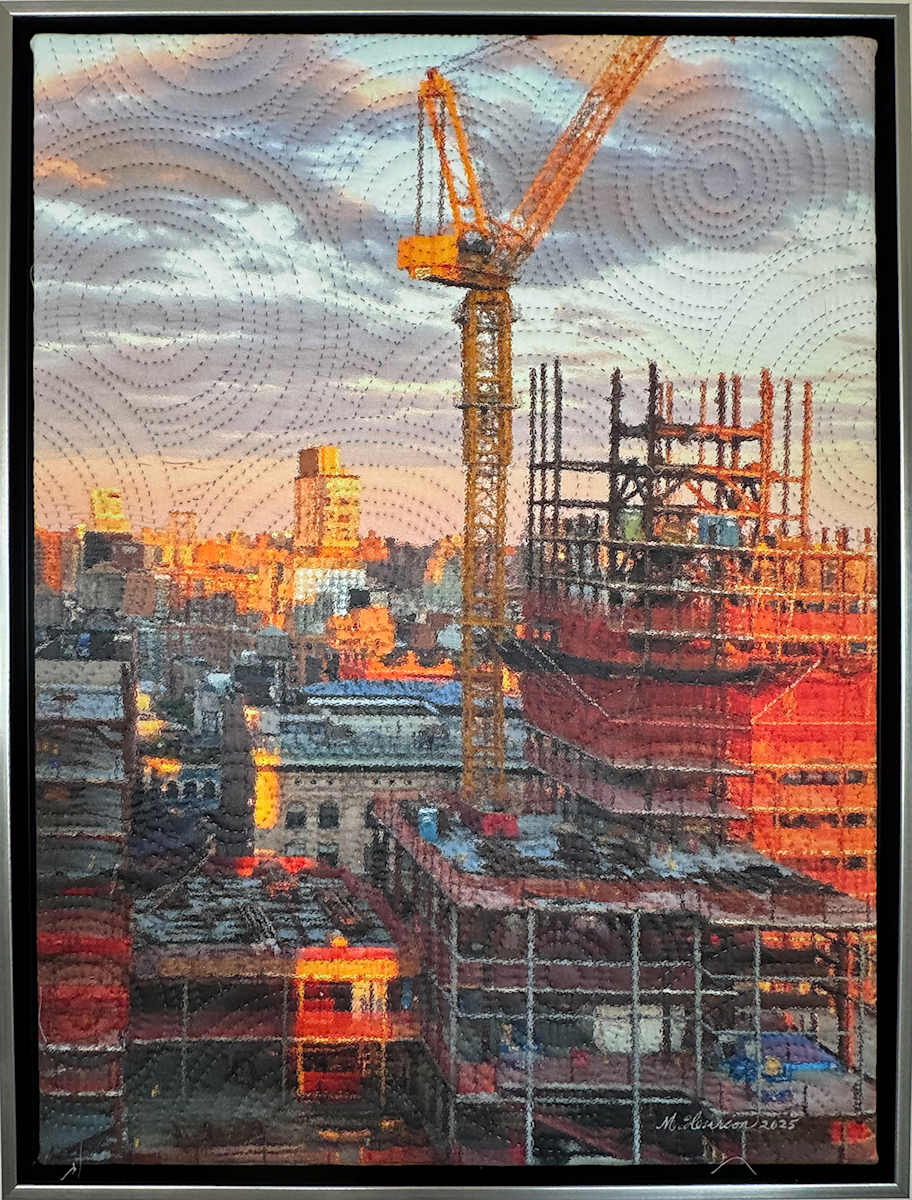 Mercer Street Construction 4 by Marilyn Henrion 