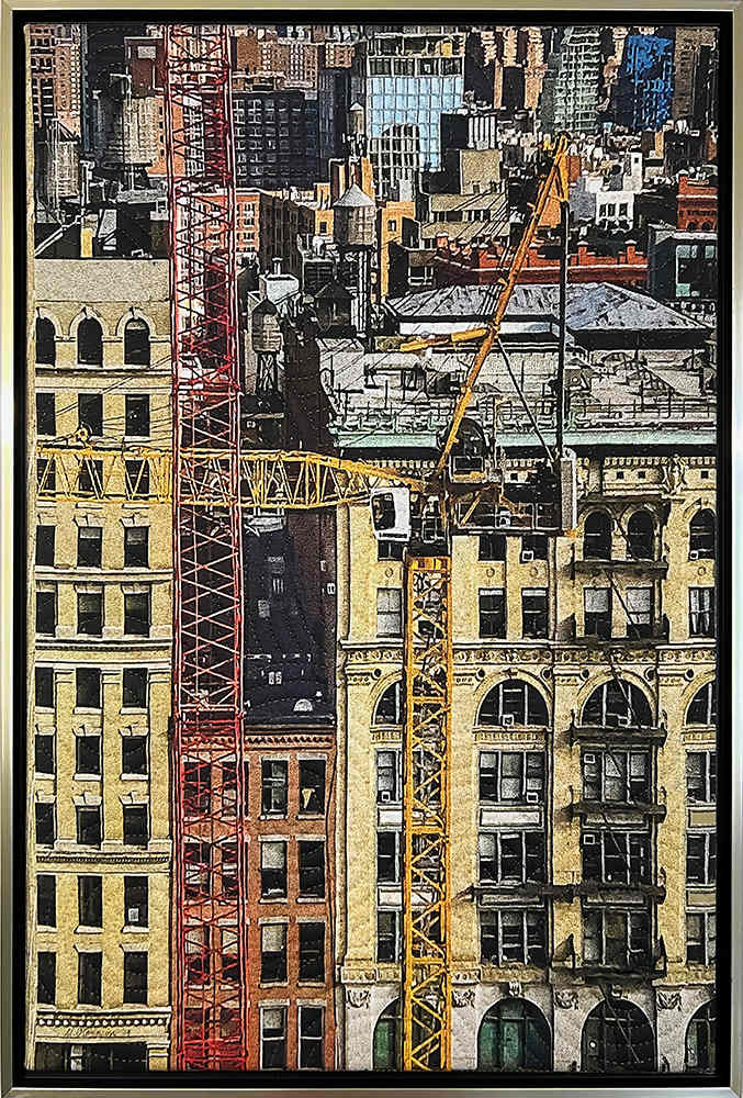 Mercer Street  Construction 1 by Marilyn Henrion 