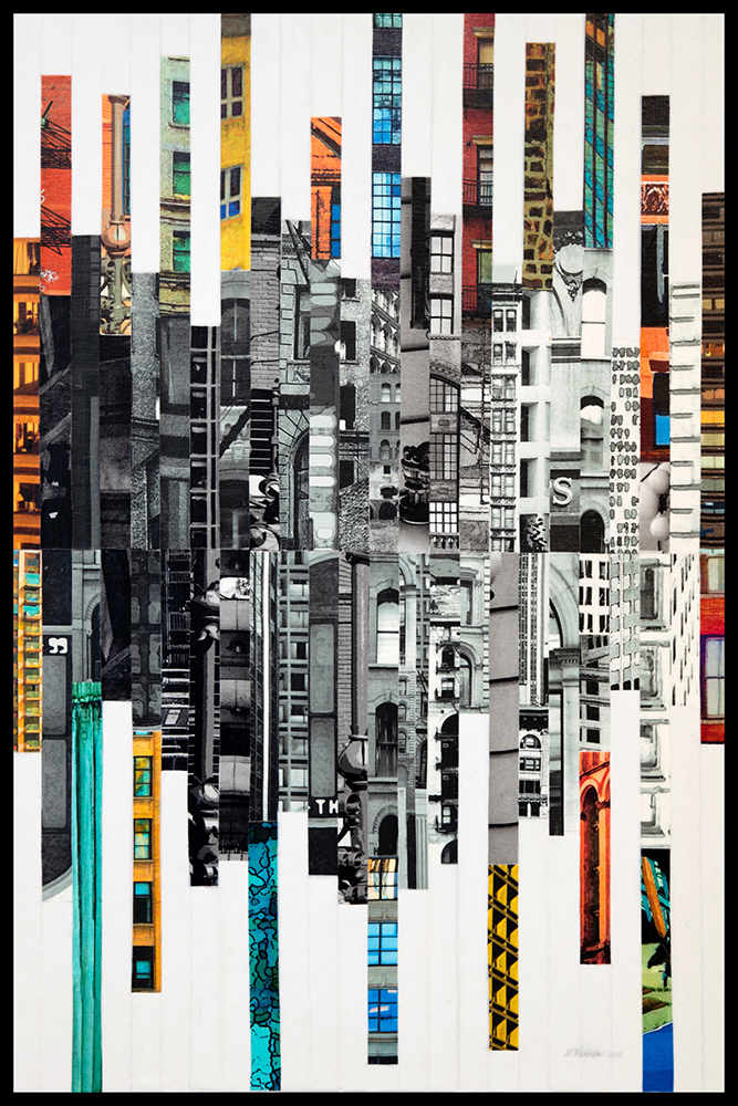 Patchwork City 65 by Marilyn Henrion 