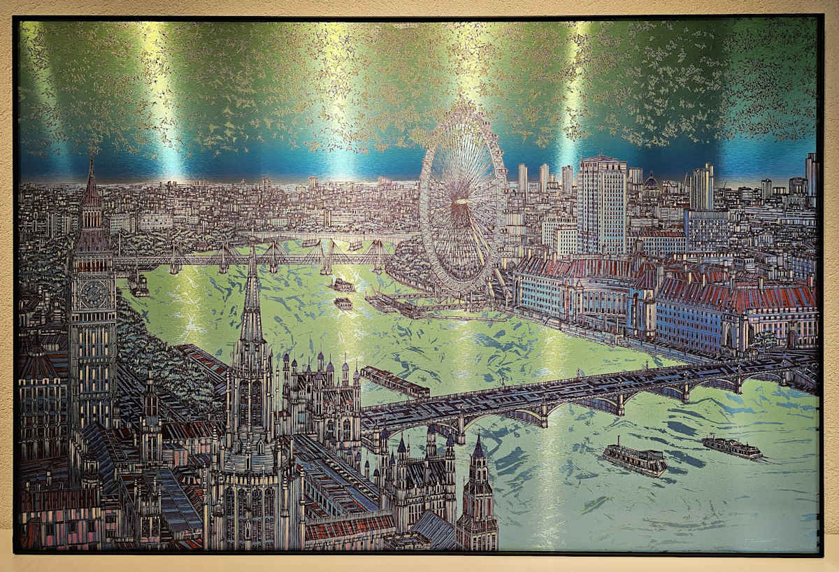 Londra Giclee Islak İmzalı, 2025, Yeni (Sertifikalı) by Devrim Erbil 