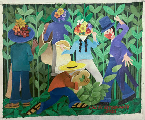 La Cosecha de Maiz by Laurence  Image: by Luis El Estudiante