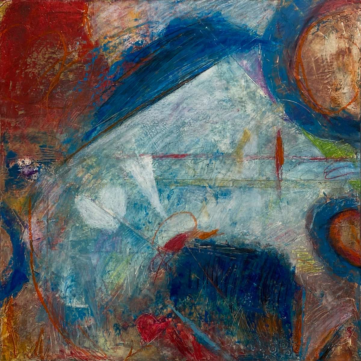 Following the Light Down Long  Corridors with Many Rooms by Therese Bisceglia 