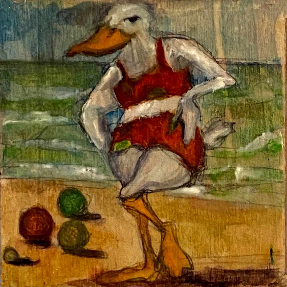 Bocci Game by Therese Bisceglia, Image 1.