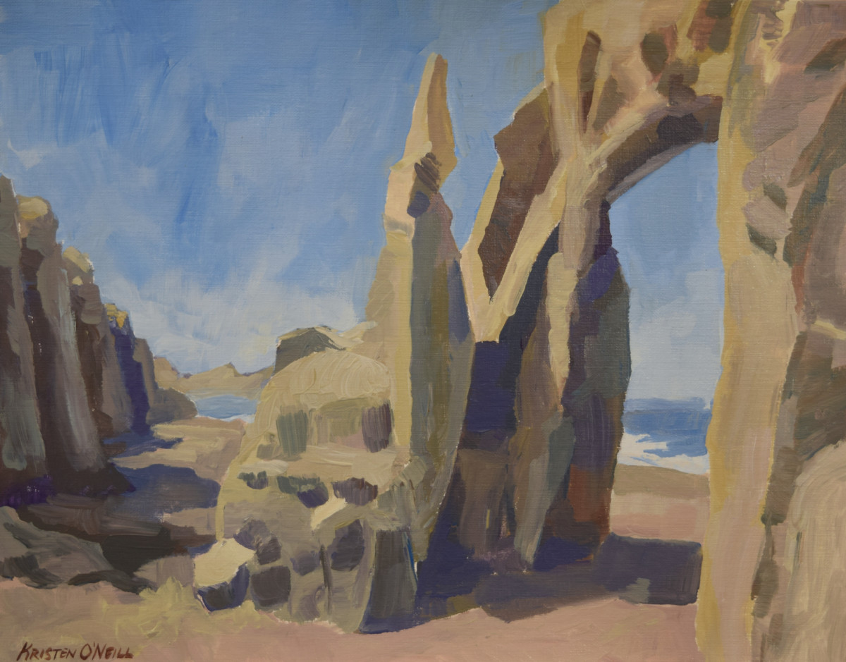 Arch at Blacklock Point by Kristen O'Neill 
